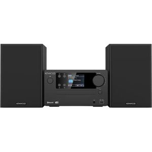 KENWOOD M-725DAB-B - Micro HiFi-systeem met DAB+, CD, USB, Bluetooth en TFT-display, Midnight Black