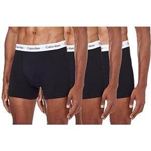 Calvin Klein heren Onderbroek 3P Trunk,Zwart,XS