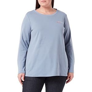 TRIANGLE Damesshirt met lange mouwen, blauw, 52, blauw, 52 NL