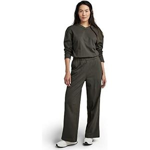 G-STAR RAW Jumpsuit met wijde pijpen voor dames, Grijs (asfalt B771-995), M