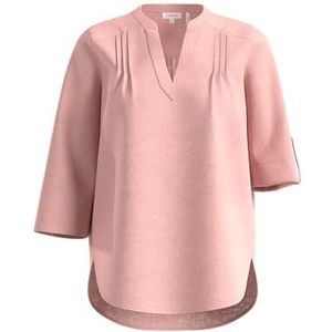 s.Oliver Dames 2144554 linnen blouse 3/4 mouw, roze 4258, 34, Roze 4258, 34