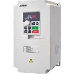 VEVOR Variabele frequentieaandrijving VFD 5HP 4KW 8,5A driefase-ingang AC 380V trifase-uitgang AC 0-380V, ingang 50/60Hz, uitgang 0-2000Hz VFD voor de besturing van de spindelmotor