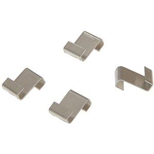 ALM Aluminium kas ronde clips (Pack 50) - GH002
