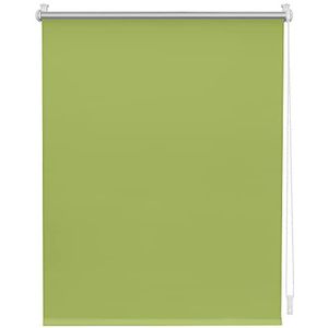 Lichtblick Groen verduisteringsrolgordijn klemfix, 60 cm x 150 cm (b x l), boren, zon, zicht, hitte- en koudebescherming, reflecterende thermo-rolfunctie, verduistering voor ramen en deuren, stof