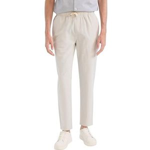 DeFacto Joggingbroek voor heren, lange sportbroek, comfortabele vrijetijdsbroek voor veelzijdig gebruik, stijlvol met hoog, Lt.grey, 32