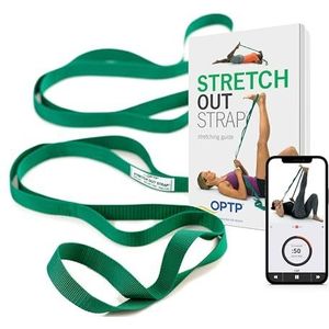 OPTP De originele stretchband met oefenboek - Gemaakt in de VS Topkeuze van fysiotherapeuten en atletische trainers