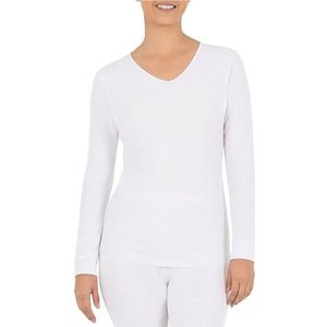 Fruit of the Loom Dames Micro wafel thermische V-hals pyjama Top