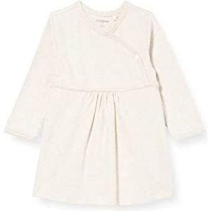 Noppies Baby Babymeisjes G Dress ls Nevada kinderjurk, RAS1202 Oatmeal-P611, 74