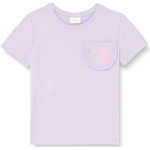 s.Oliver Junior T-shirt voor meisjes met borstzak, 4704, 116/122 cm