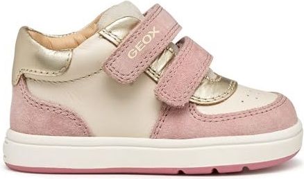 Geox - B BIGLIA GIRL - Hoge Baskets - Rozen - Suède Leer