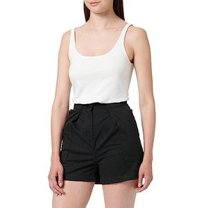 Timberland Solid Pleated Shorts voor dames, Zwart, 32 NL