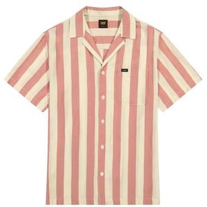 Lee - Resort Overhemd - Ecru - Korte Mouwen