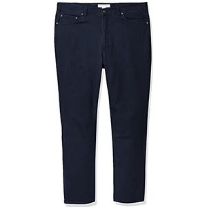 Amazon Essentials Straight-fit 5-pocket Stretch Twill Pant Casual, Navy, 36W x 30L