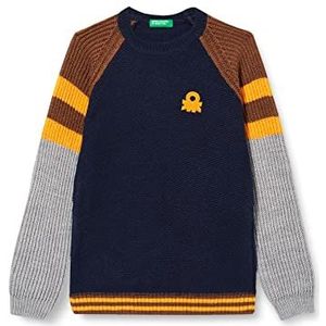 United Colors of Benetton Tricot G/C M/L 1076H100N trui, donkerblauw 252, 82 kinderen