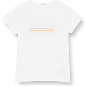 United Colors of Benetton T-shirt 3I9WMM28H, wit 101, 68 kinderen