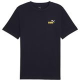 PUMA - T-shirt - Blauw - Katoen - Geborduurd Logo