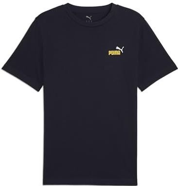 PUMA - T-shirt - Blauw - Katoen - Geborduurd Logo