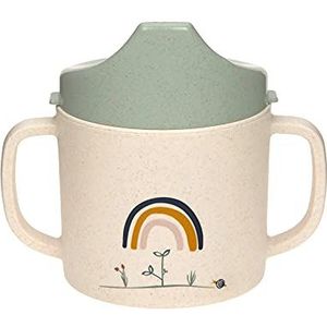 LÄSSIG Sippy Cup Garden Explorer Kinderdrinkbeker met handvat en afneembaar deksel, 150 ml