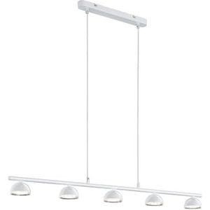 Trio Leuchten LED-hanglamp in kunststof wit glanzend 372810501