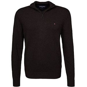 Tommy Hilfiger 857883728 Pullover, effen ritssluiting, lange mouwen, heren - - Large