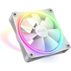 NZXT F120 RGB Duo - 120 mm dubbelzijdige RGB-ventilator - 20 individueel adresseerbare leds - gebalanceerde luchtstroom en statische druk - vloeistofdynamisch lager - PWM-regeling - Anti-vibratie