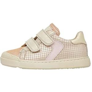 Naturino Clarendon VL-sneakers leer en suède poeder, Poeder Roze, 33 EU