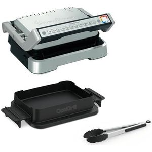 Moulinex OptiGrill GI776D 4-in-1 intelligente grill, gezonder koken, 44% minder vet, grill, oven, complete maaltijd, gouden resultaten, eenvoudige reiniging, digitaal receptenboek, gezond koken,