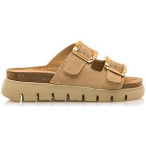 MTNG Lion 54160 Platte damessandalen, Zandkleurig suède 251, 36 EU