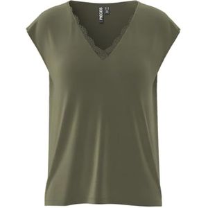 PIECES - PCKAMALA - T-shirt - Olijfgroen