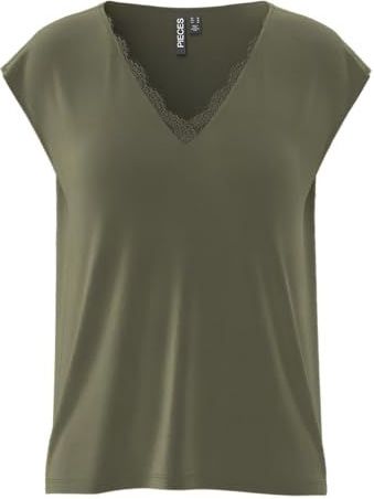 PIECES - PCKAMALA - T-shirt - Olijfgroen