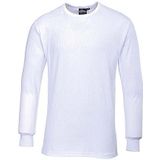 Portwest Thermisch T-Shirt Lange Mouw Size: XL, Colour: Wit, B123WHRXL