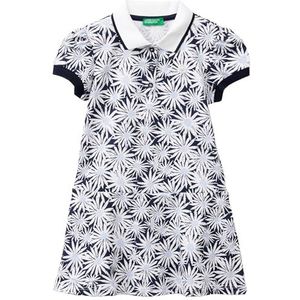 United Colors of Benetton Jurk voor meisjes en meisjes, Blauw, 24 Maanden