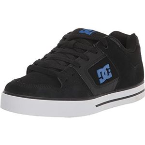 DC Pure Casual Skate-schoen voor heren, zwart blauw, 47 EU