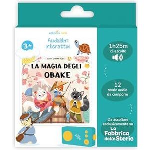 Lunii - Box met audioboek in het Italiaans voor kinderen De magie van de Obake - verhalen om te luisteren voor kinderen vanaf 3 jaar over de geschiedenisfabriek