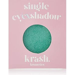 KRASH KOSMETICS Single EyEXshadow Aquamarine oogschaduw, mat, glanzend, duurzaam, gemakkelijk af te vegen, romige textuur, veganistisch en cruelty free