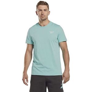 Reebok Heren RI Left Borst Logo Tee T-shirts, semi Classic Teal, S