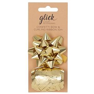 Glick Luxe strik/krullint multipack, perfect voor gebruik in cadeauverpakking, kunst en ambachten