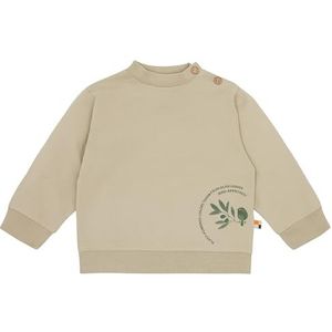 loud + proud Unisex kinderen geverfd met plantaardige kleuren, GOTS-gecertificeerd sweatshirt, olijfgroen, 62-68