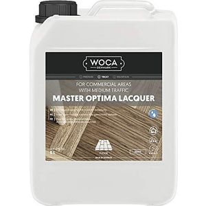WOCA Master Optima Lacquer, zijdemat/glans 20, 5 liter
