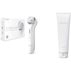 Panasonic EH-XR10, radiofrequentie – en ultrasoon apparaat voor het gezicht & Panasonic Ultrasone gel EH-4R02, voor gebruik met Panasonic EH-XR10, ultrasoon, beauty