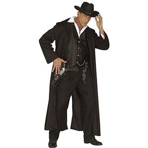 Widmann - Kostuum Bounty Killer, mantel en vest, jager, cowboy, wild westen, themafeest, carnaval