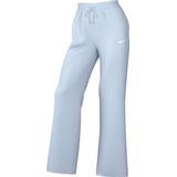 Nike Joggingbroek - Blauw - Fleece - Dames - Hoge Taille - Wijde Pijpen