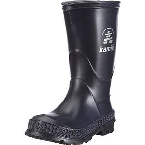 Kamik Stomp Regenlaarzen Kind, Rubberlaarzen voor Kinderen, Uniseks, Blauw, Navy, Zwart, Nak., 31 EU