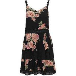 ONLY - ONLKARMEN ANNE - Jurk - Beige - Bloemenprint - Mouwloos