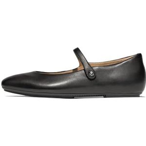 Fitflop Delicato Crystal-Cluster voor dames, zacht leer, Mary Janes, plat, Zwart, 8 UK Narrow