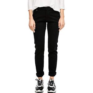 s.Oliver 04.899.71 Slim Fit Jeans voor dames, zwart, 46W x 30L