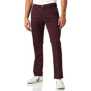 Replay Benni Hyperchino Color Xlite Jeans voor heren, 520 Deep Bordeaux, 30W x 32L