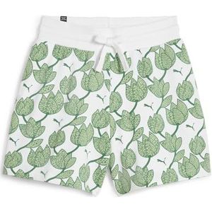 PUMA Unisex Ess+ Blossom 5"" AOP Shorts Tr Gebreide Shorts