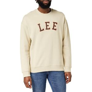 Lee Graphic SWS Sweater voor heren, grijsbeige, M