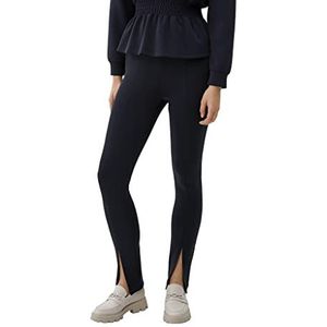 s.Oliver Dames Slim: leggings met split, blauw, 44